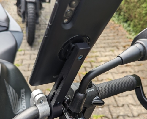 Motorrad-Handyhalterung kompatibel mit der SP Connect Stem Mount Square